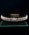 10K Yellow Gold Diamond Cuban Bracelet – 8" / 8mm – 3.8ctw Natural Diamonds – 26.5g