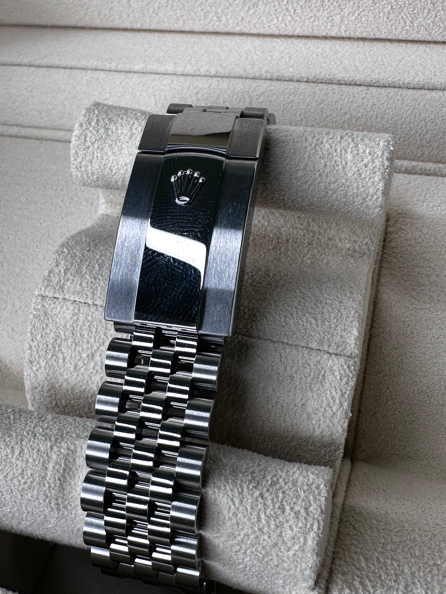 Brand New 2024 Mint Green Motif Datejust Jubilee Fluted DISCONTINUED 126334-0030 image 5