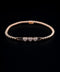Hulchi Belluni 18K Rose Gold Diamond Heart Bar Stretch Bracelet
