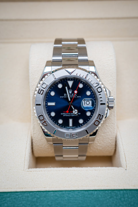 2021 Rolex Yacht-Master 40 – Ref. 116622 – Blue Dial – Mint Condition, Complete Set