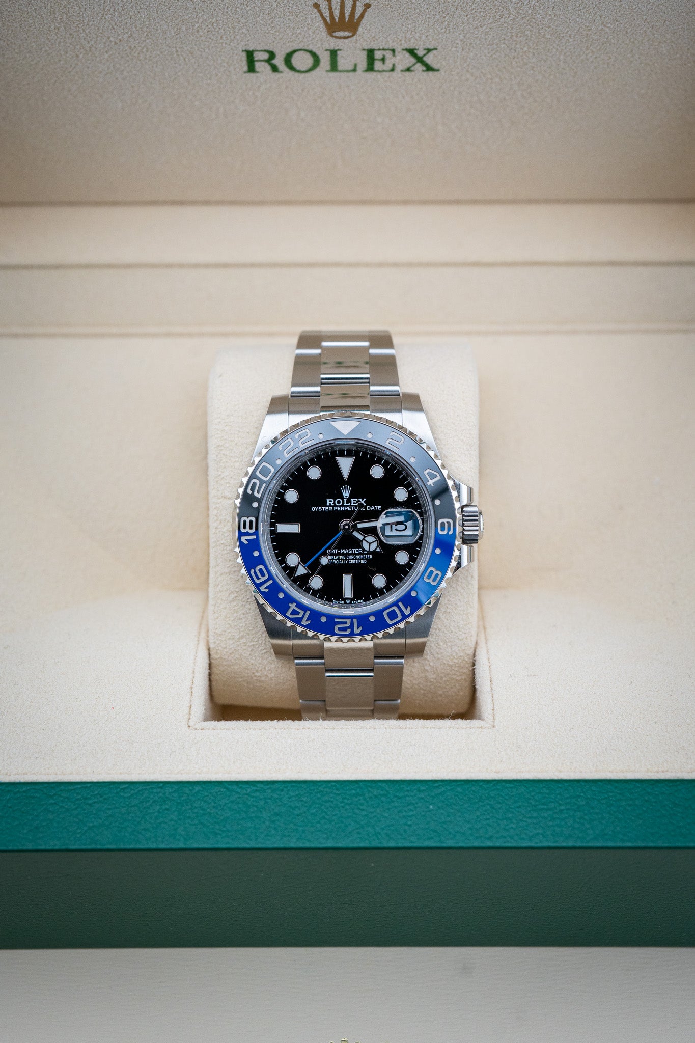 2022 Rolex GMT-Master II Batman – Ref. 126710BLNR – Like New Complete Set