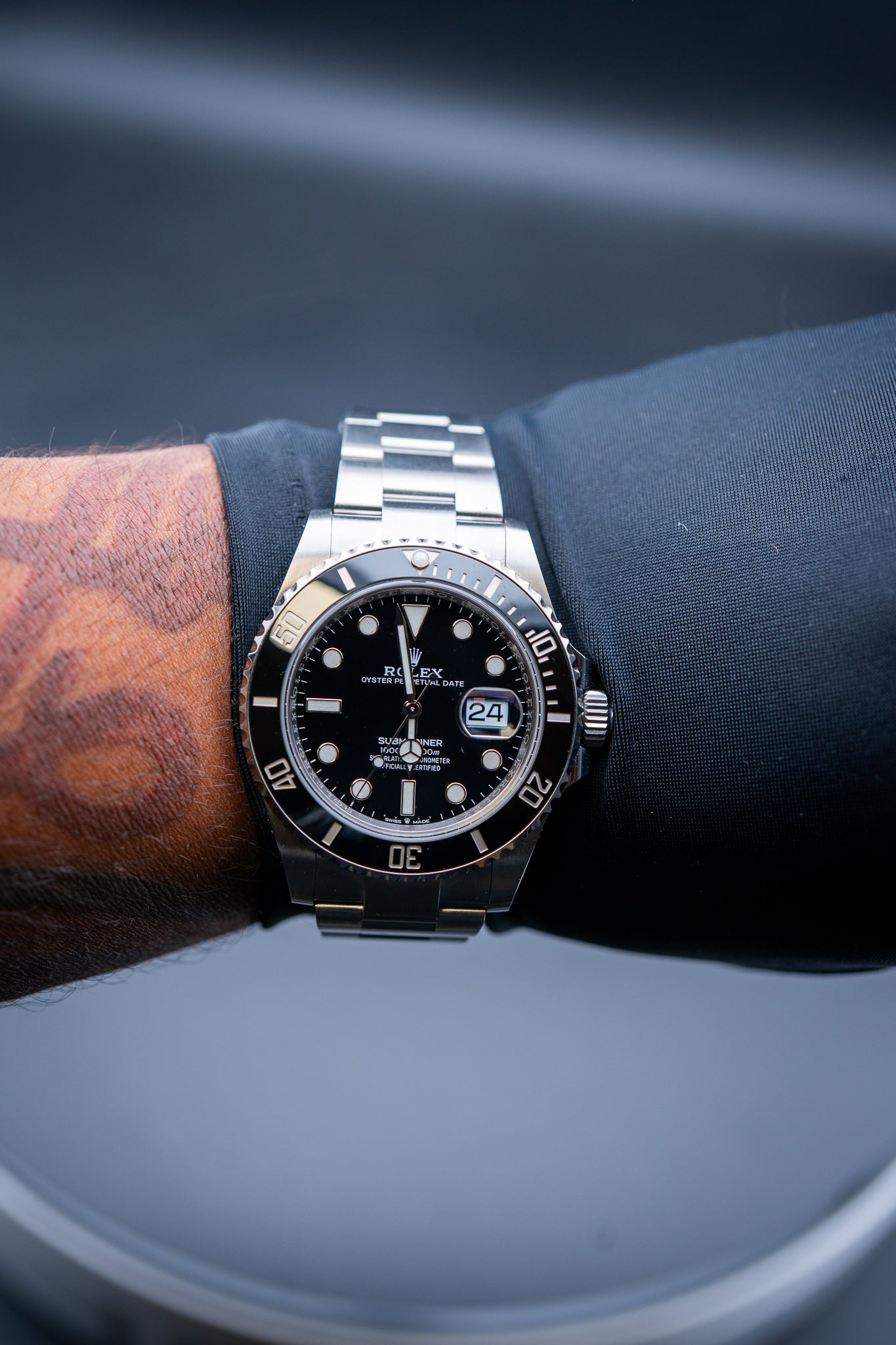 2022 Rolex Submariner Date – Ref. 126610LN – Black Dial – Pre-Owned Watch & Card