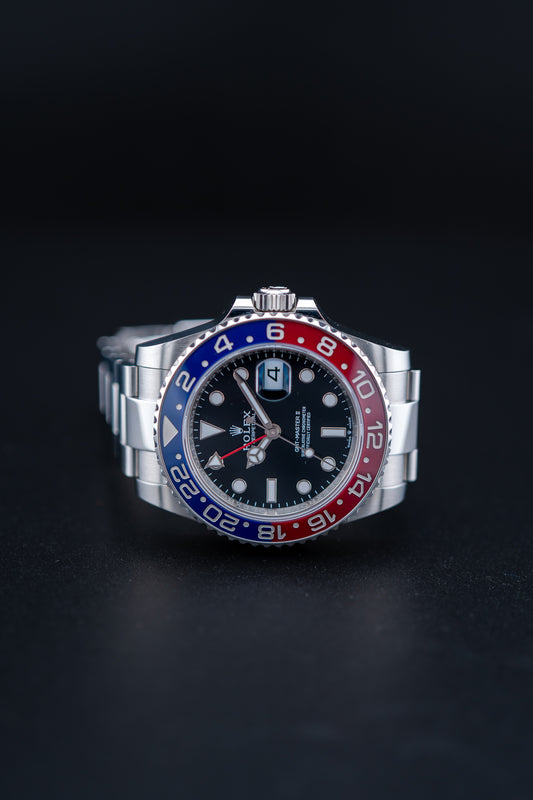2025 Rolex GMT-Master II “Pepsi” – 126710BLRO – Oyster Bracelet – Preowned – Complete Set