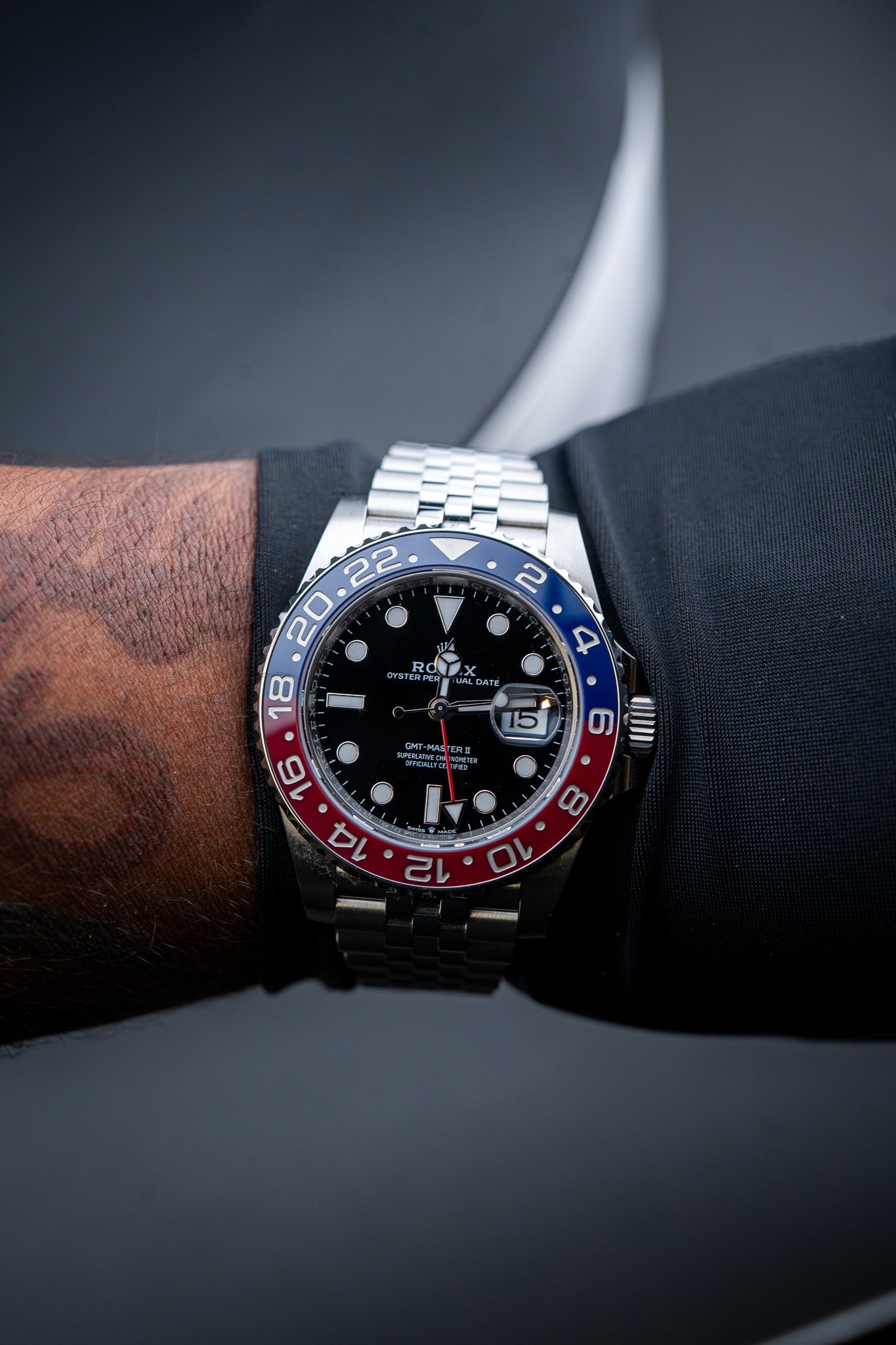 2022 Rolex GMT-Master II “Pepsi” – 126710BLRO – Stainless Steel – Preowned – Complete Set
