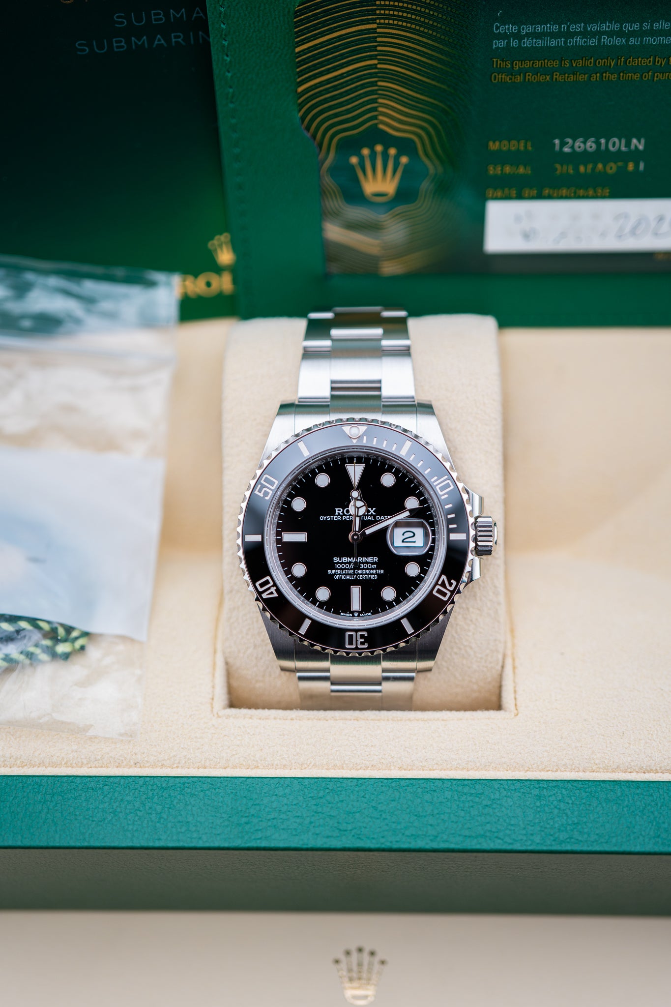 2024 Rolex Submariner Date – 126610LN – New – Complete Set