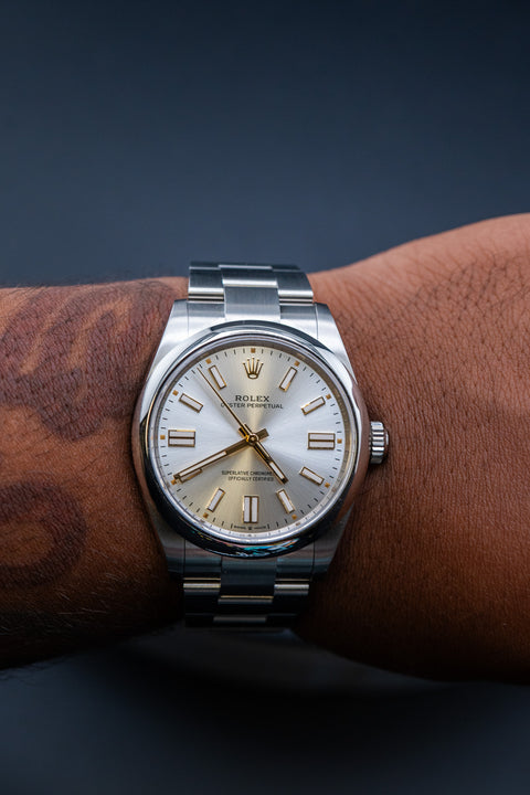 2025 Rolex Oyster Perpetual 41 – Silver Dial – Brand New, Complete Set