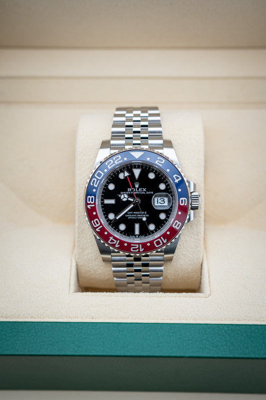 2025 Rolex GMT-Master II Pepsi Jubilee – Ref. 126710BLRO – Brand New Complete Set
