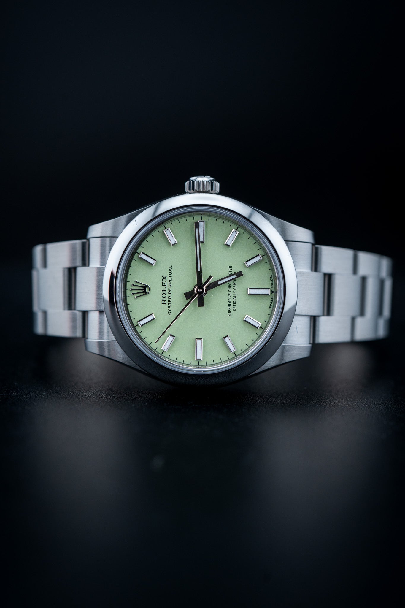 2025 Rolex Oyster Perpetual 31 “Pistachio” – Ref. 277200 – Stainless Steel – Brand New, Complete Set