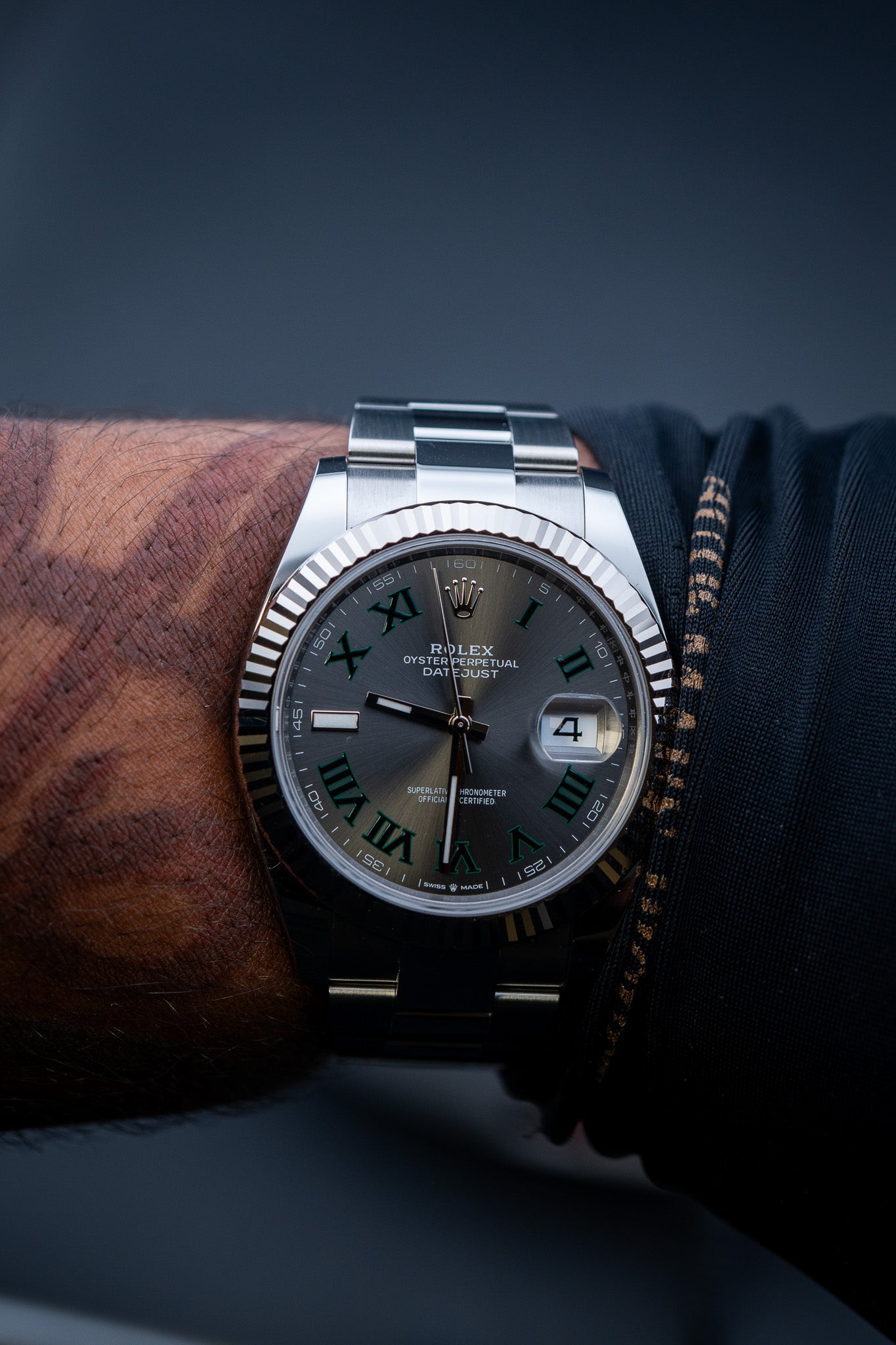 2025 Rolex Datejust 41 – Ref. 126334 – Wimbledon Dial – Stainless Steel – Fluted Bezel – Oyster Bracelet – Brand New, Complete Set