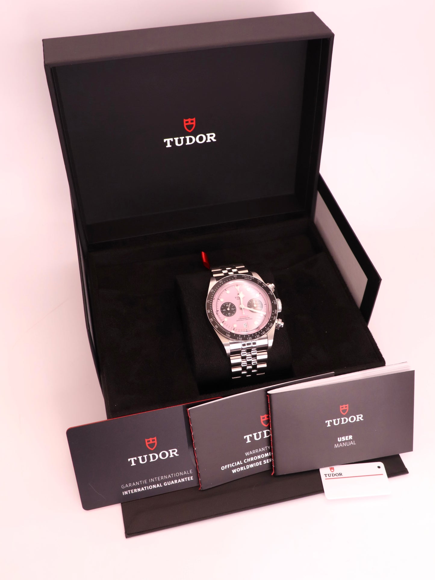 Brand New Tudor Black Bay Chrono 41mm Special Edition Pink 79360N - 2024 image 1