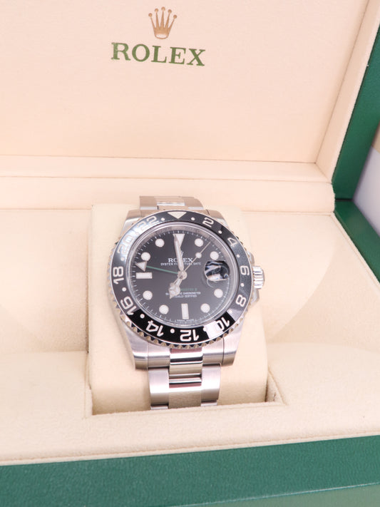 2015 Rolex GMT-Master II Ref. 116710LN - Black Bezel, Complete Set image 2