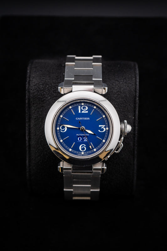 Cartier Pasha C Large Date W31047M7 Stainless Steel Automatic 35mm – Watch Only