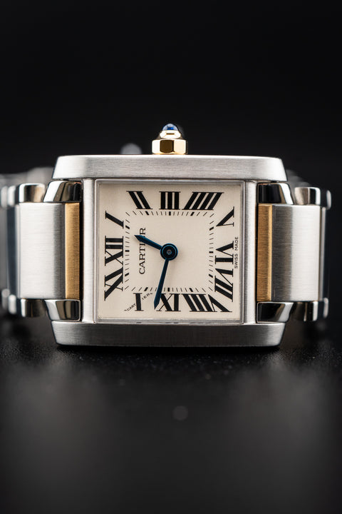Cartier Tank Française W51007Q4 Two-Tone Ladies Watch (Preowned) – Watch Only