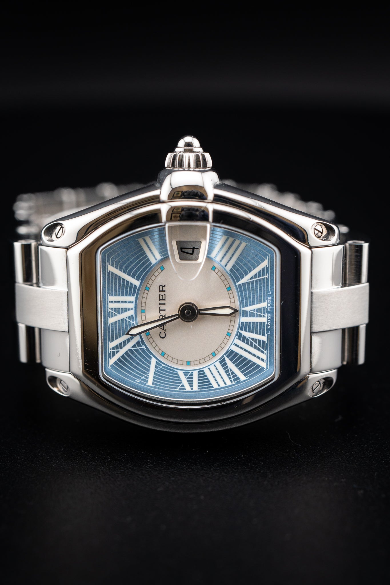 Pre-Owned Cartier Roadster Stainless Steel Quartz – Ref. W62053V3