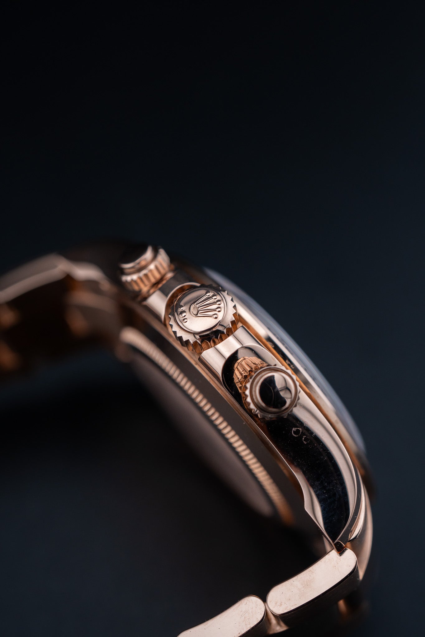 2023 Rolex Cosmograph Daytona – Sundust Dial – Everose Gold – Baguette Hour Markers – Like New Complete Set