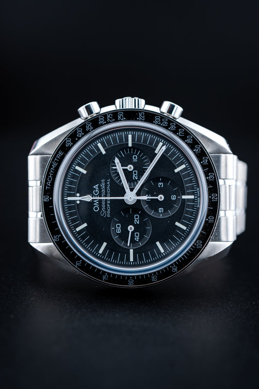 2023 Omega Speedmaster Moonwatch – Black Dial – Ref. 310.30.42.50.01.002 – Pre-Owned Complete Set