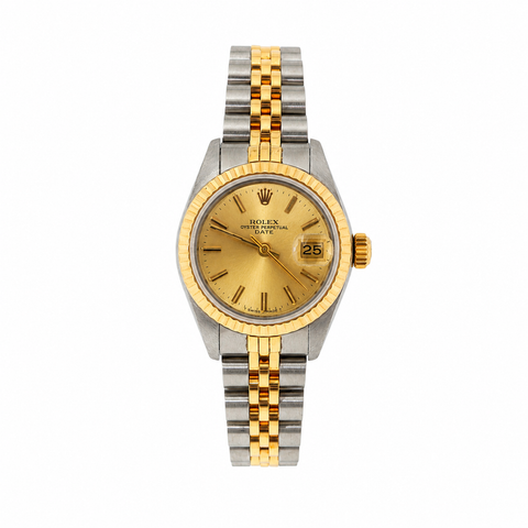 Pre-Owned Rolex Datejust 26mm | Two-Tone Jubilee | Champagne Dial | Ref. 69173