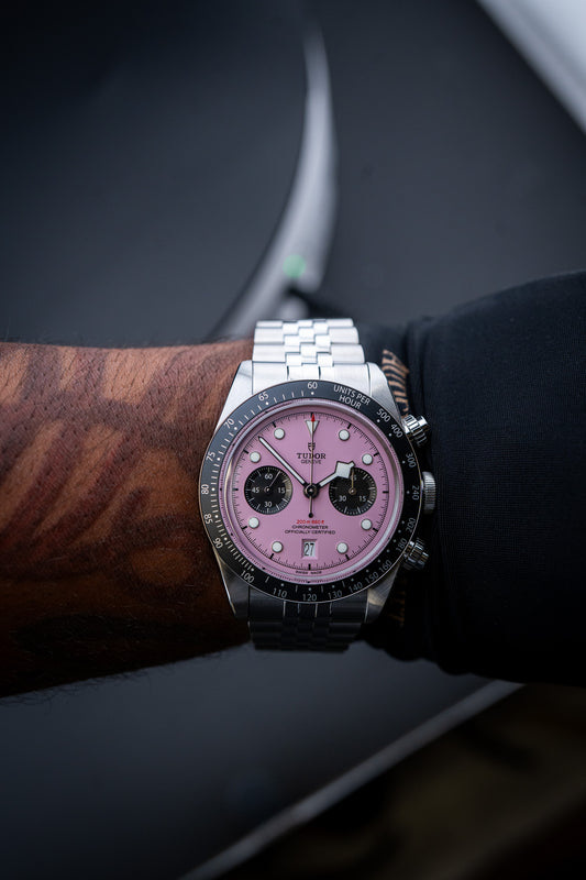2025 Brand New Tudor Black Bay Chrono 41mm Special Edition Pink 79360N