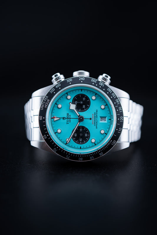 2025 Tudor Black Bay Chrono “Flamingo Blue” – Brand New Complete Set