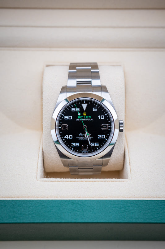 2019 Rolex Air-King – Ref. 116900 – Mint Pre-Owned complete set