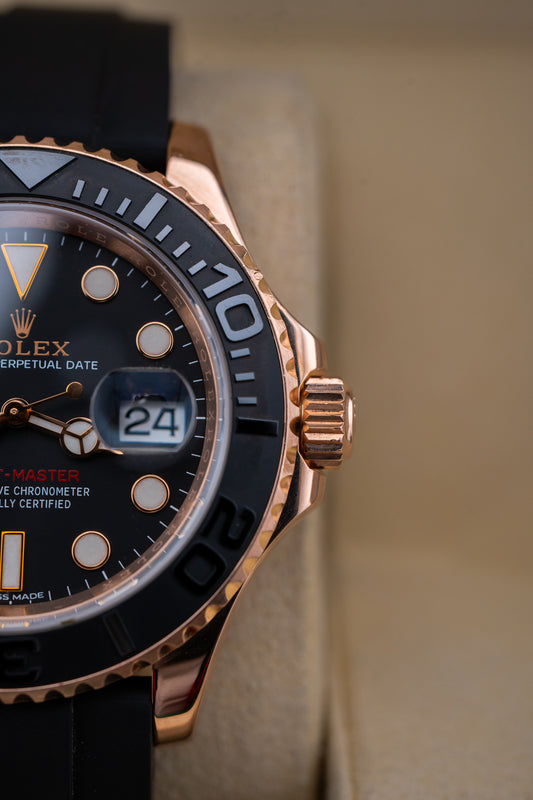 Rolex Yacht-Master 40 Ref. 116655 - Everose Gold, Black Dial