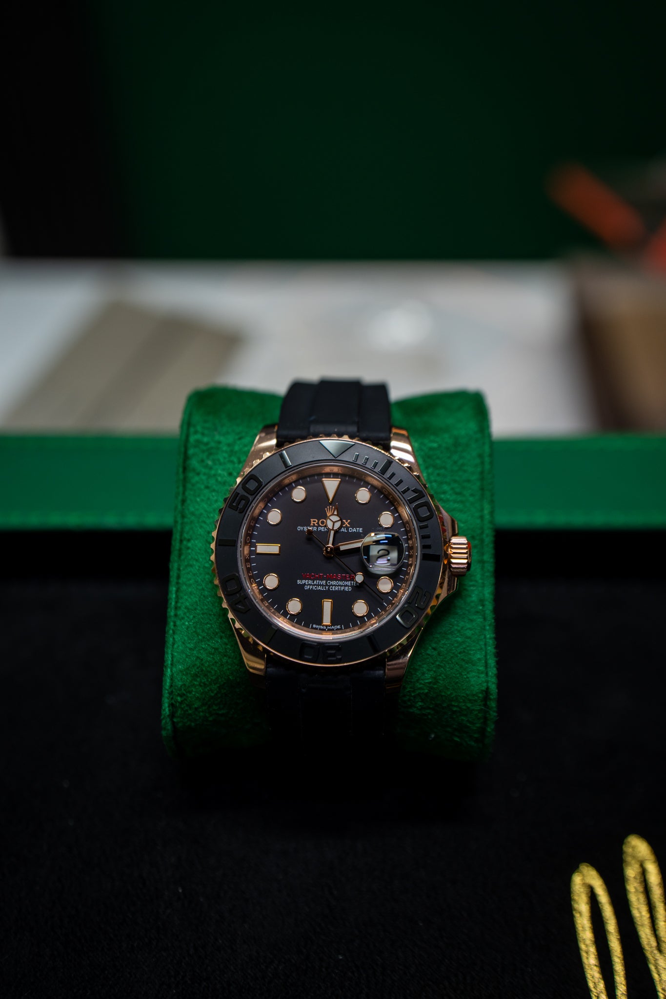 Rolex Yacht-Master 40 Ref. 116655 - Everose Gold, Black Dial