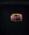 14K Yellow Gold Ruby Band Ring Size 6