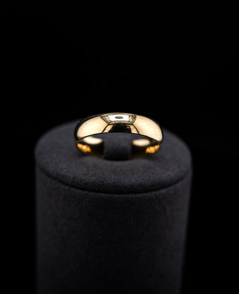 10KT Yellow Gold Wedding Band – Size 9 – 4.05g
