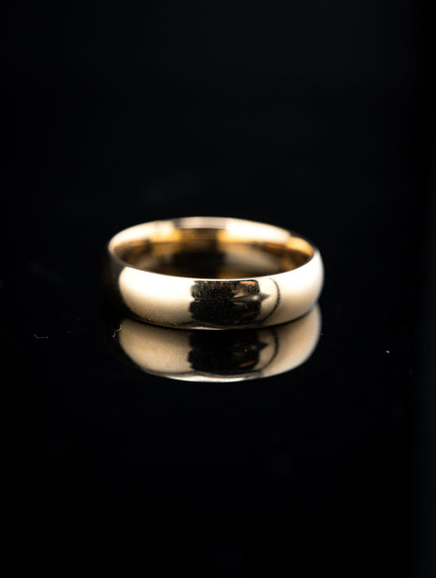 10KT Yellow Gold Wedding Band – Size 9 – 4.05g