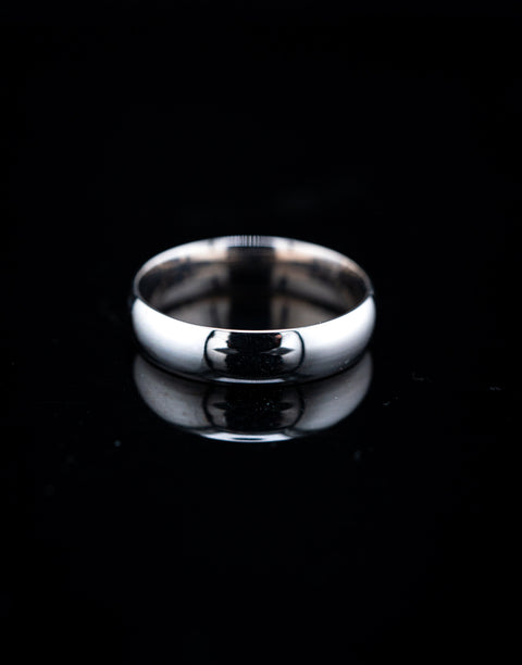 10K White Gold Wedding Band Size 10