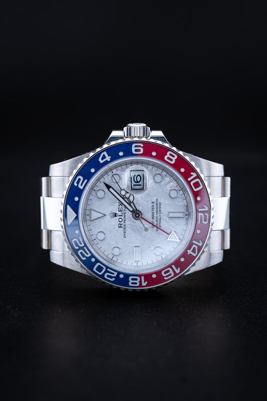 2025 Rolex GMT-Master II “Meteorite Pepsi” – White Gold – Ref. 126719BLRO – Mint Pre-Owned