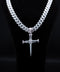 10K White Gold Men's Cuban Link Chain – 34 CTW Natural Diamonds