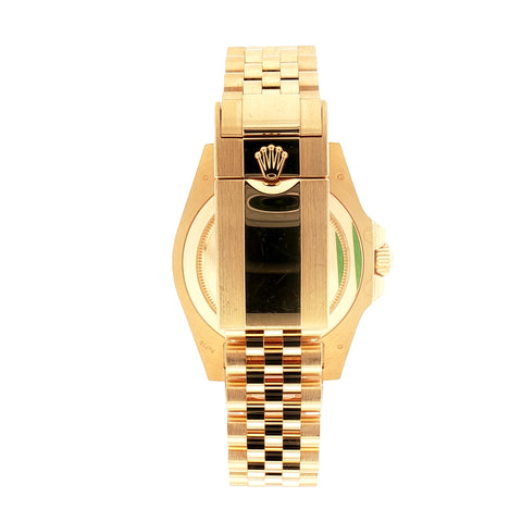 2025 Rolex GMT-Master II “Bumblebee” Yellow Gold Black & Gold Bezel – Ref. 126718GRNR – Like New Complete Set