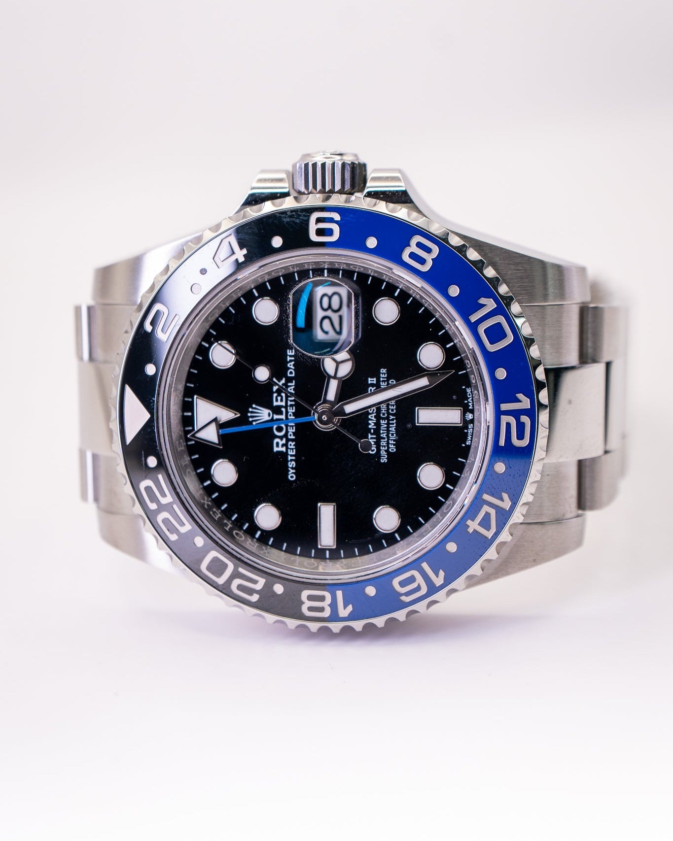 2022 Rolex GMT Batman mint preowned complete set #126710BLNR