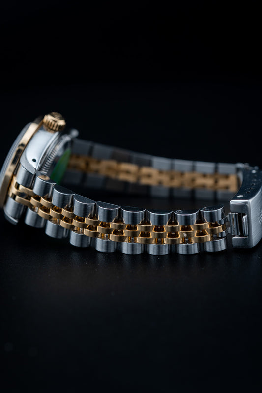 Rolex Datejust 26mm – Mother of Pearl Dial – Aftermarket Diamond Bezel & Markers – Ref. 69173