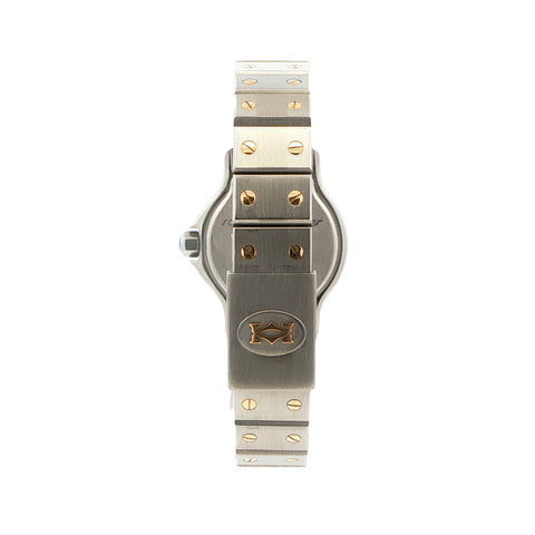 Cartier Santos Octagon LM W2001583 SS/K18YG Ivory Dial Quartz