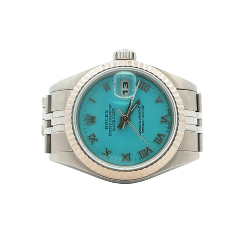 Rolex Datejust 26mm – Light Blue Dial – Fluted Bezel – Jubilee Bracelet – Ref. 79174