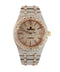 Custom Audemars Piguet Royal Oak 37mm – Two-Tone Rose Gold – Natural Aftermarket Diamond Iced Out