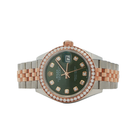 2025 Rolex Datjust - Rose Gold Olive Dial - Ref. 279381RBR