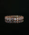 10K Rose Gold Asscher Cut Diamond Eternity Band