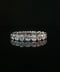 10K White Gold Asscher Cut Diamond Eternity Band