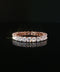 10K Rose Gold Round Cut Diamond Eternity Band