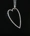 Platinum Diamond Heart Pendant