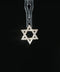 14K Yellow Gold Diamond Star of David Pendant