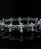 10K White Gold Diamond Cross Infinity Link Bracelet