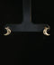 10K Yellow Gold Diamond Moon Earrings