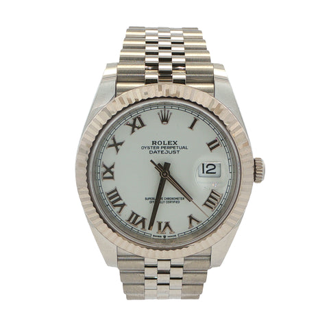 2026 Rolex Datejust White Roman Dial Jubilee