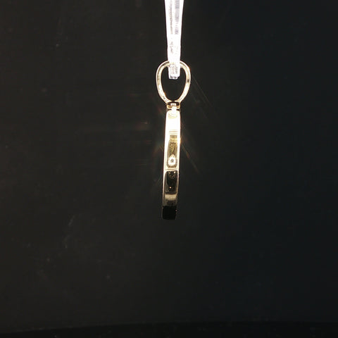 18K Yellow Gold Diamond "XO" Pendant