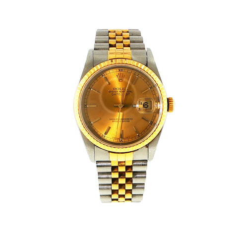 Pre-Owned Rolex Datejust | Two-Tone Jubilee | Champagne Dial | Ref.12633