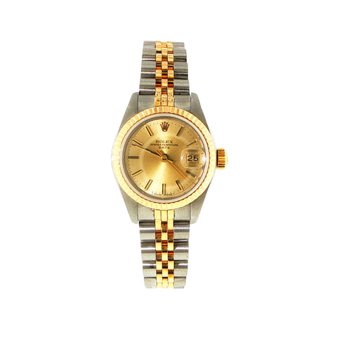 Pre-Owned Rolex Datejust 26mm | Two-Tone Jubilee | Champagne Dial | Ref. 69173